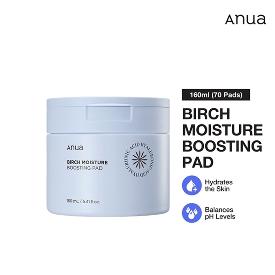 ANUA Birch Moisture Boosting 70 Pad 160ml image