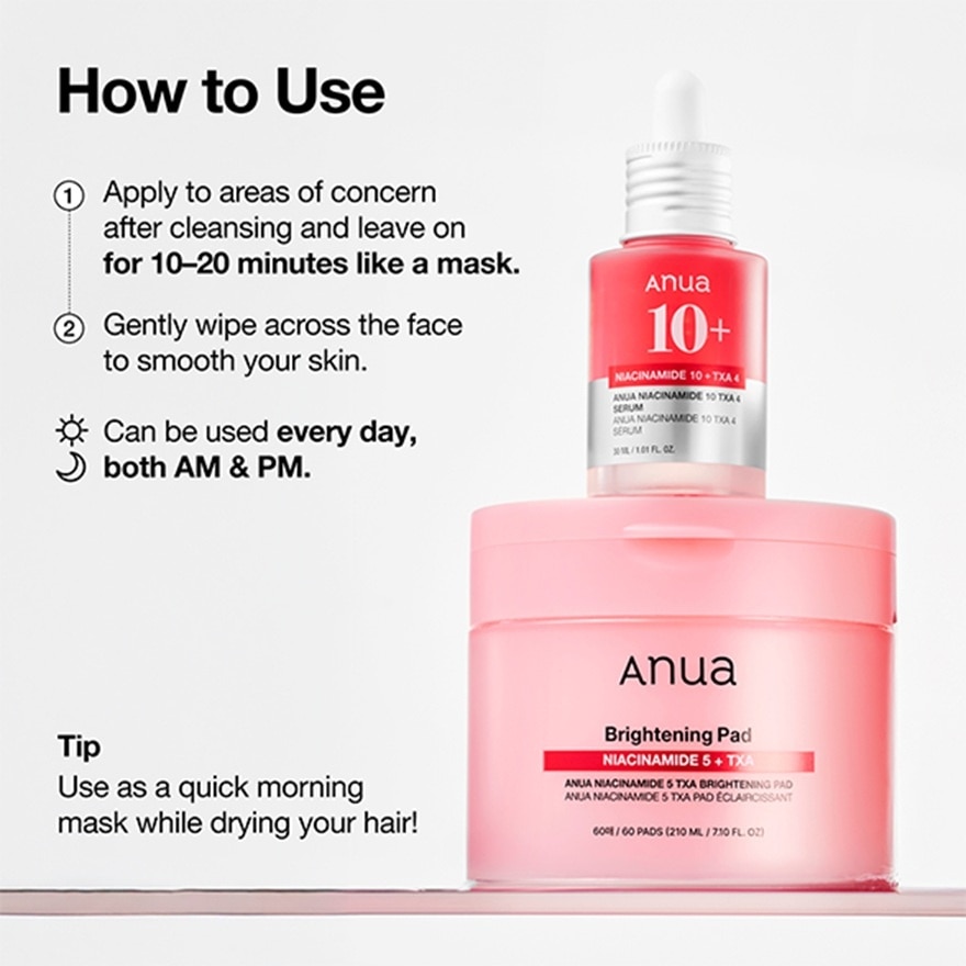 ANUA Niacinamide 5% + TXA Brightening PAD 60 Pads 210ml image