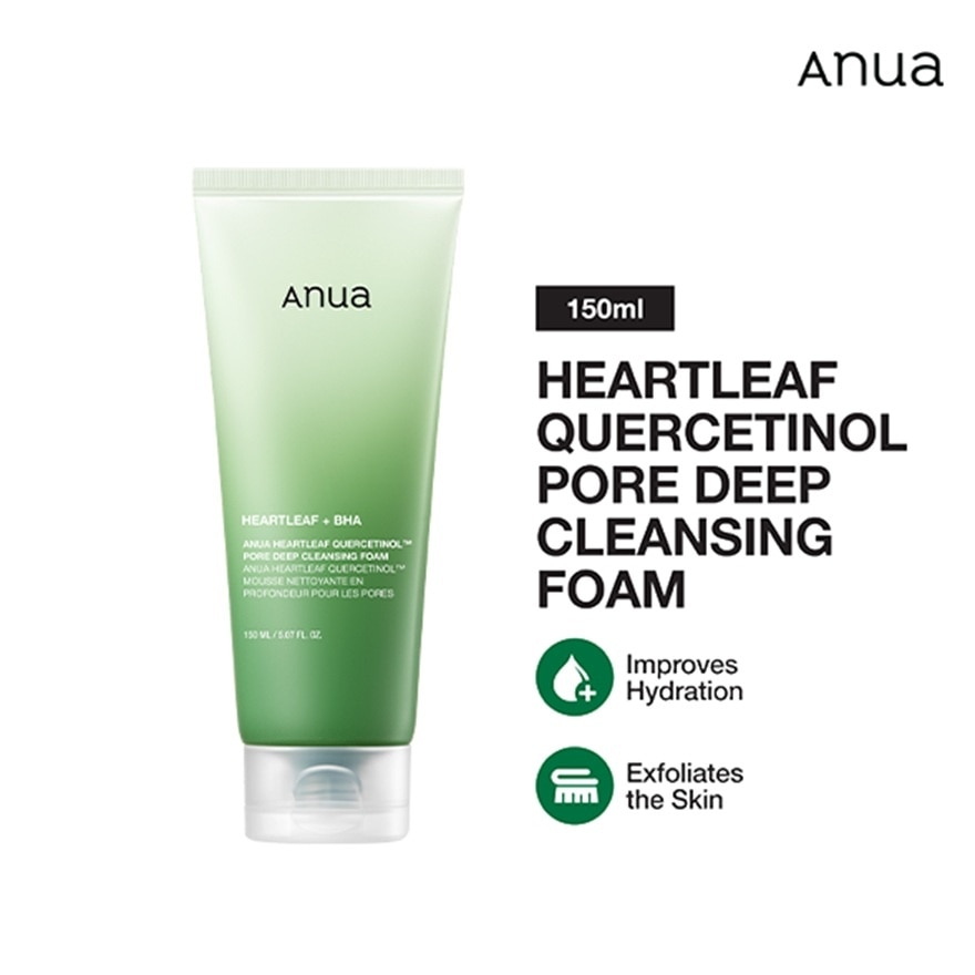 ANUA Heartleaf Quercetinol Pore Deep Cleansing Foam 150ml image