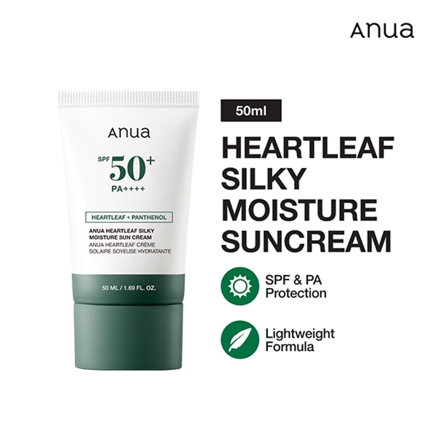 ANUA Heartleaf Silky Moisture Suncream 50ml image