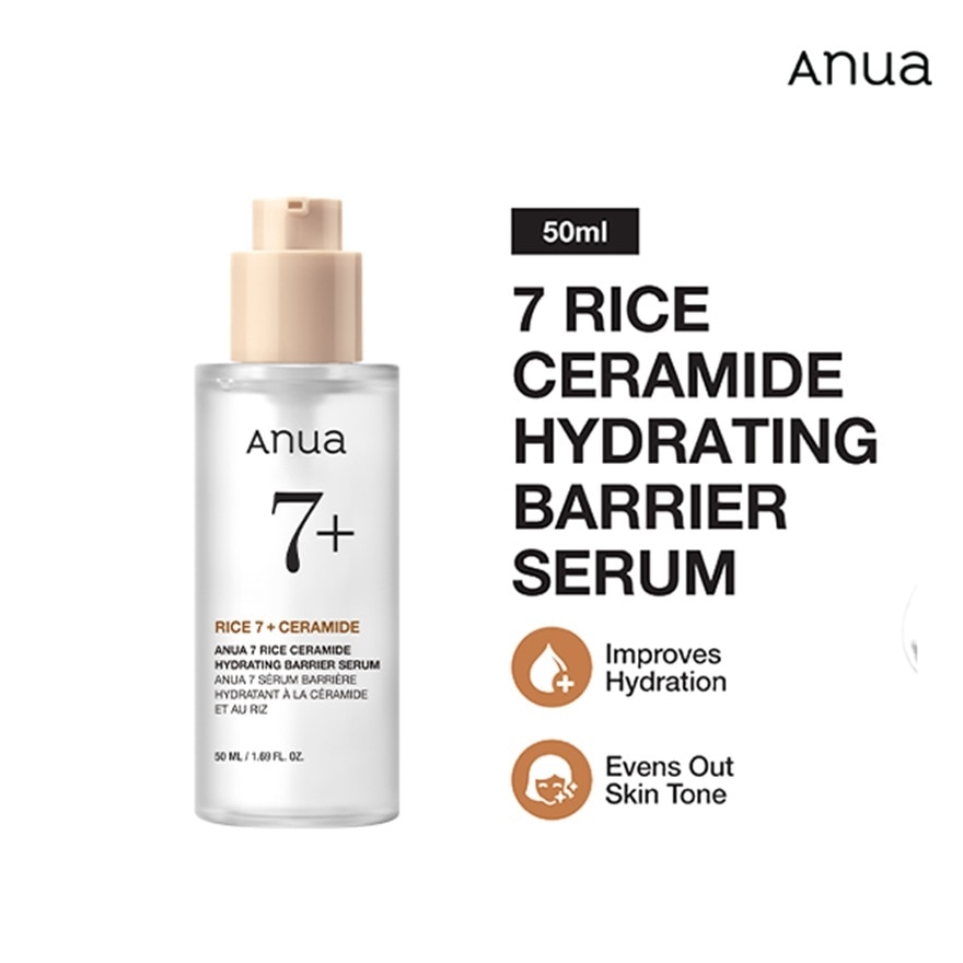 ANUA 7 Rice Ceramide Hydrating Barrier Serum 50ml image