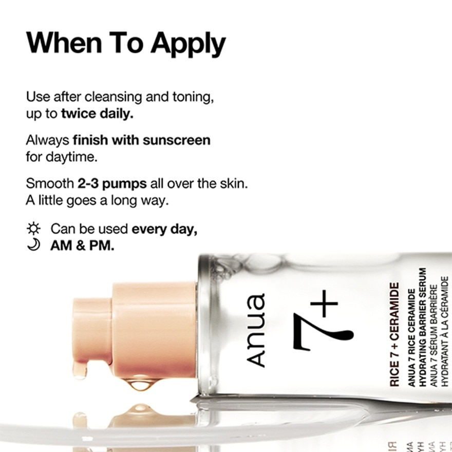 ANUA 7 Rice Ceramide Hydrating Barrier Serum 50ml image