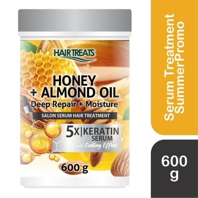 HAIR TREATS - HAIR TREATS Honey + Almond Oil Serum Treatment Summer Promo 600g