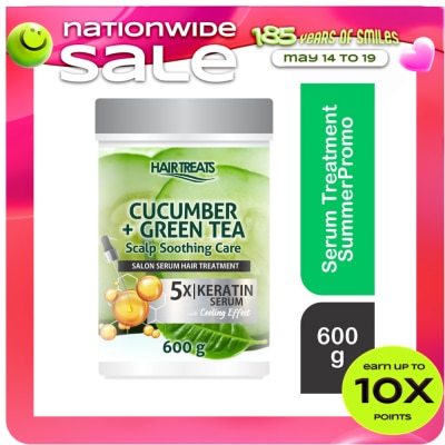 HAIR TREATS - HAIR TREATS Cucumber + Green Tea Serum Treatment Summer Promo 600g