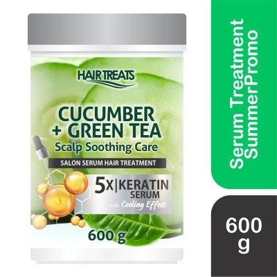 HAIR TREATS - HAIR TREATS Cucumber + Green Tea Serum Treatment Summer Promo 600g