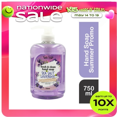 BODY TREATS - BODY TREATS Fresh & Clean Hand Soap Sea Salt Lavender 750ml