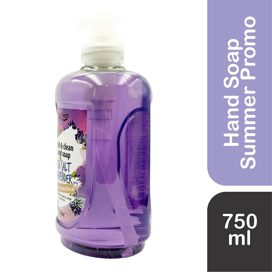 BODY TREATS Fresh & Clean Hand Soap Sea Salt Lavender 750ml