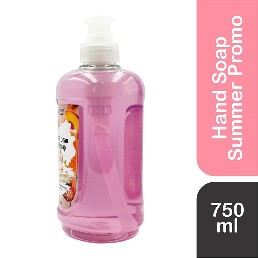BODY TREATS Fresh & Clean Hand Soap Peach Bellini 750ml