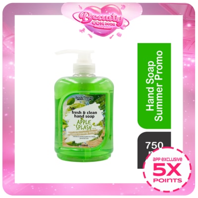 BODY TREATS - BODY TREATS Fresh & Clean Hand Soap Apple Splash 750ml