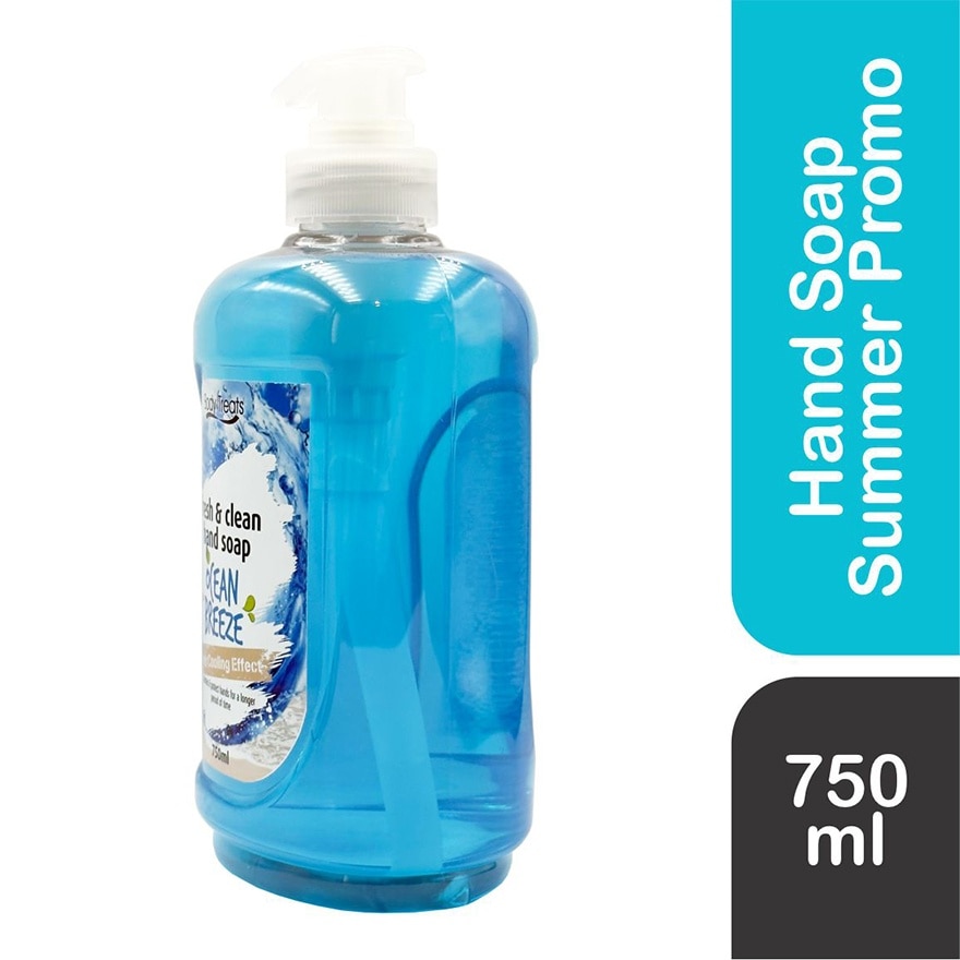 BODY TREATS Fresh & Clean Hand Soap Ocean Breeze 750ml