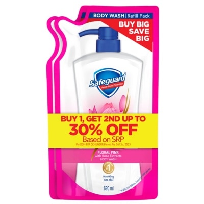 SAFEGUARD - SAFEGUARD Bodywash Pink 620ml Refill image