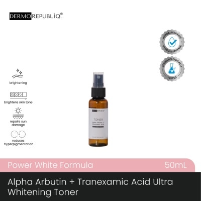 DERMOREPUBLIQ - DERMOREPUBLIQ Alpha Arbutin + Tranexamic Acid Ultra Whitening Toner 50ml