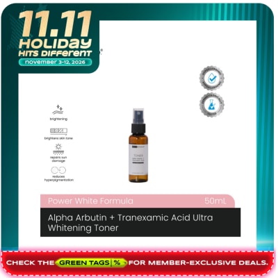 DERMOREPUBLIQ DERMOREPUBLIQ Alpha Arbutin + Tranexamic Acid Ultra Whitening Toner 50ml image