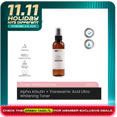 DERMOREPUBLIQ DERMOREPUBLIQ Alpha Arbutin + Tranexamic Acid Ultra Whitening Toner 100ml image
