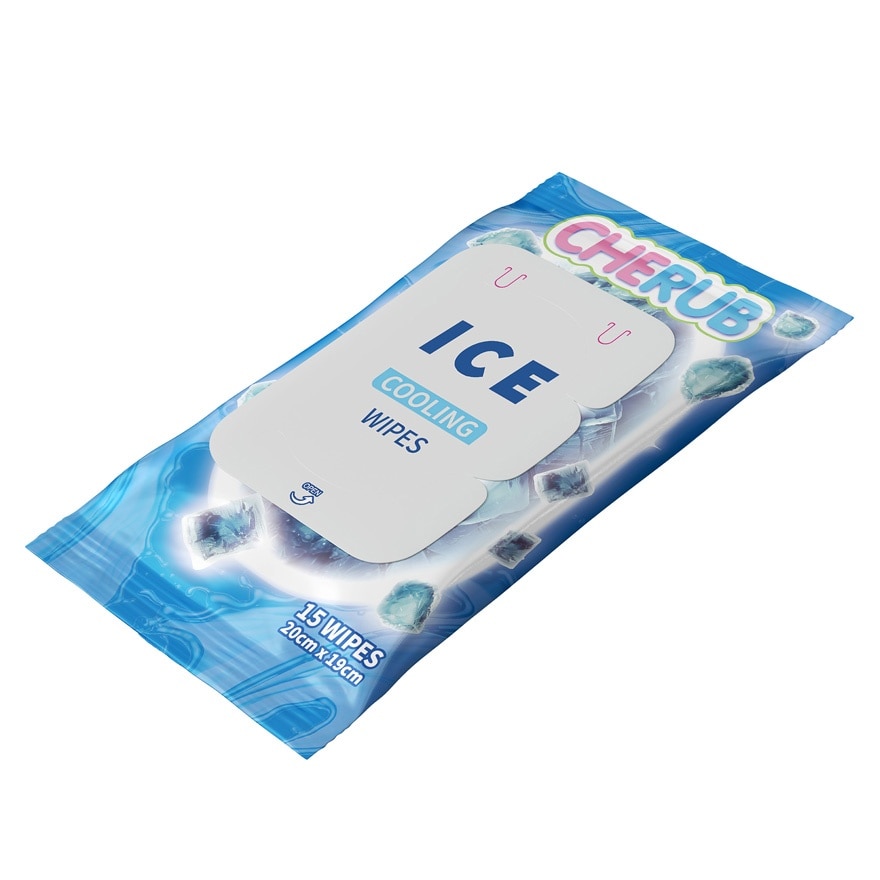 CHERUB Ice Cooling Wipes 15s