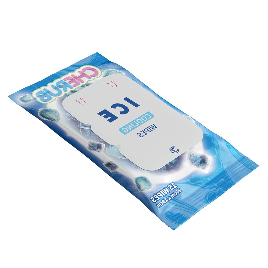 CHERUB Ice Cooling Wipes 15s