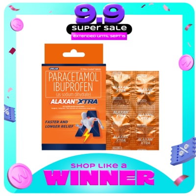 ALAXAN - ALAXAN XTRA 200/325mg 12 Film Coated Tablet image