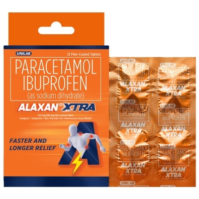 ALAXAN, ALAXAN XTRA 200/325mg 12 Film Coated Tablet | Watsons Philippines