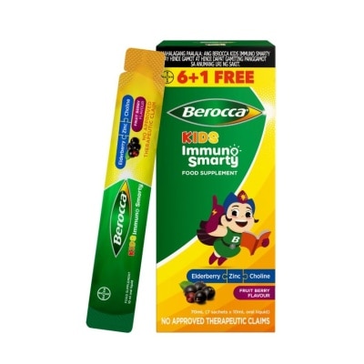 BEROCCA - BEROCCA Kids Immuno Smarty 6 + 1 Fruit Berry Flavor Pack