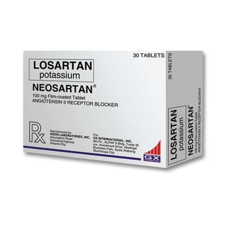 NEOSARTAN 100mg Film Coated Sold Per Piece [PRESCRIPTION REQUIRED]