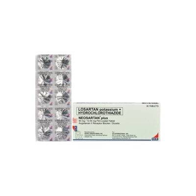 NEOSARTAN - NEOSARTAN Plus 50mg / 12.50mg Film Coated Tablet Sold Per Piece [PRESCRIPTION REQUIRED]