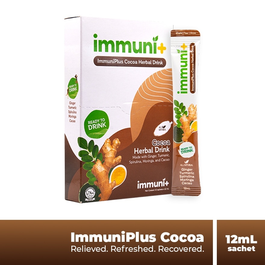 IMMUNIPLUS Cocoa Herbal Drink 12ml image
