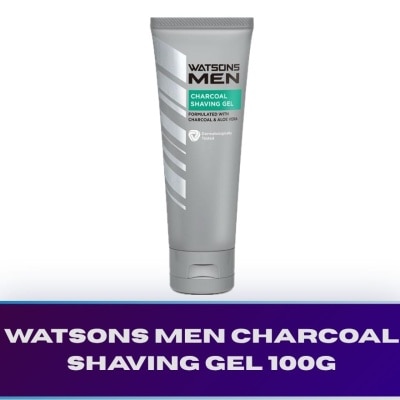 WATSONS MEN WATSONS MEN Charcoal Shaving Gel 100g image