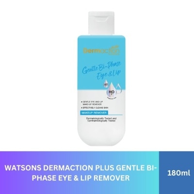 DAP BY WATSONS - WATSONS Dermaction Plus Gentle Bi-Phase Eye & Lip Makeup Remover 180ml
