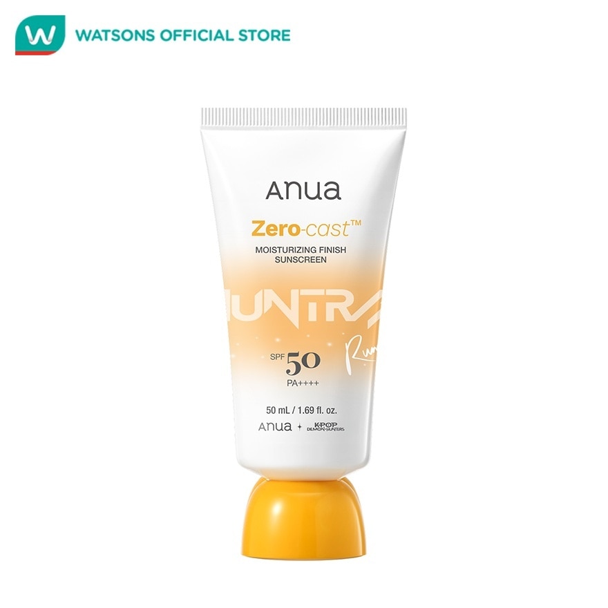 ANUA Zero-Cast Moisturizing Finish Sunscreen SPF50 PA++++ 50ml image