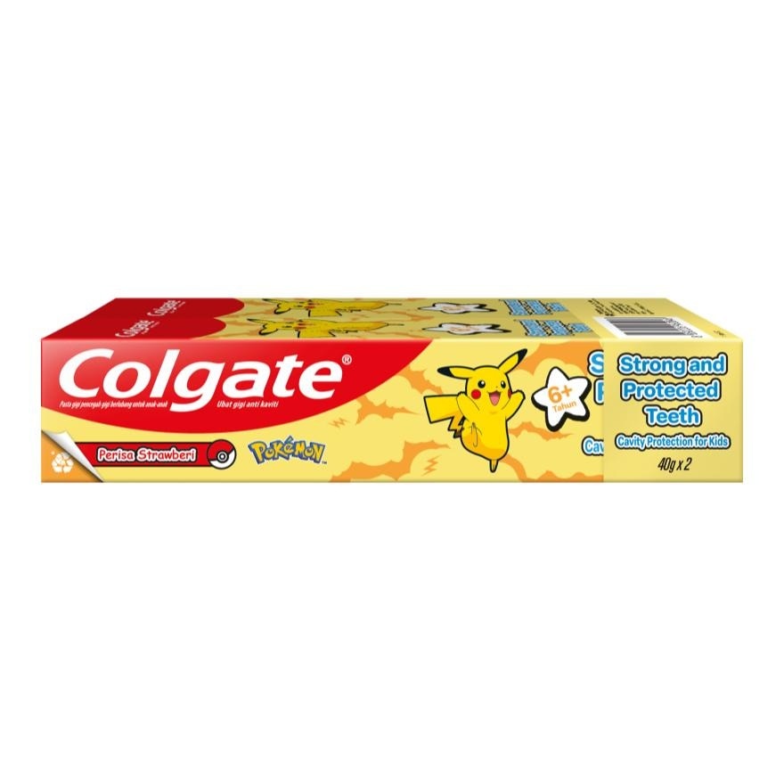 COLGATE Kids Pokemon Strawberry Flavor Twin Pack 40g image