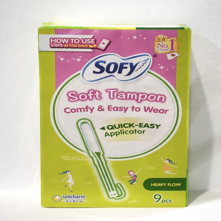 SOFY Soft Tampon Heavy Flow 9s image
