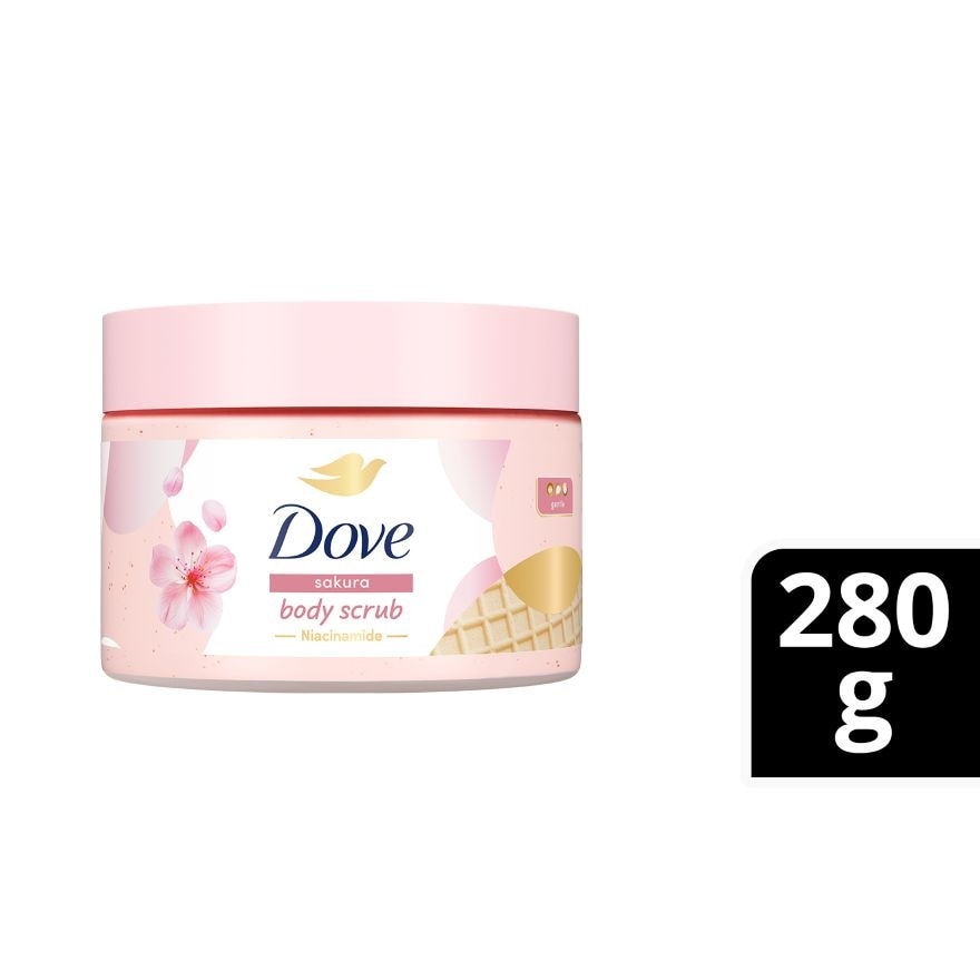 DOVE Sakura Body Scrub with Niacinamide 280g image