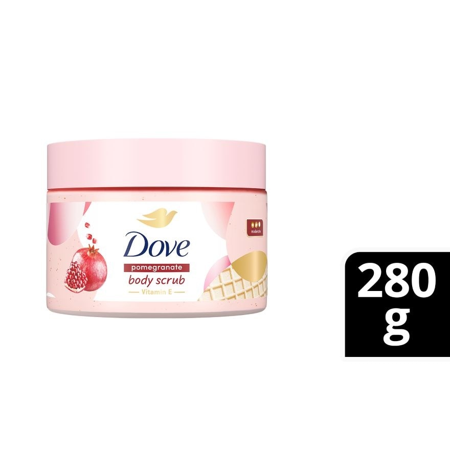 DOVE Pomegranate Body Scrub with Vitamin E 280g image