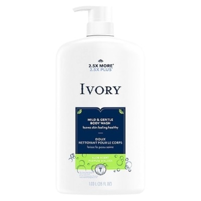 IVORY - IVORY Mild Gentle Body Wash Aloe Scent 1.03L image
