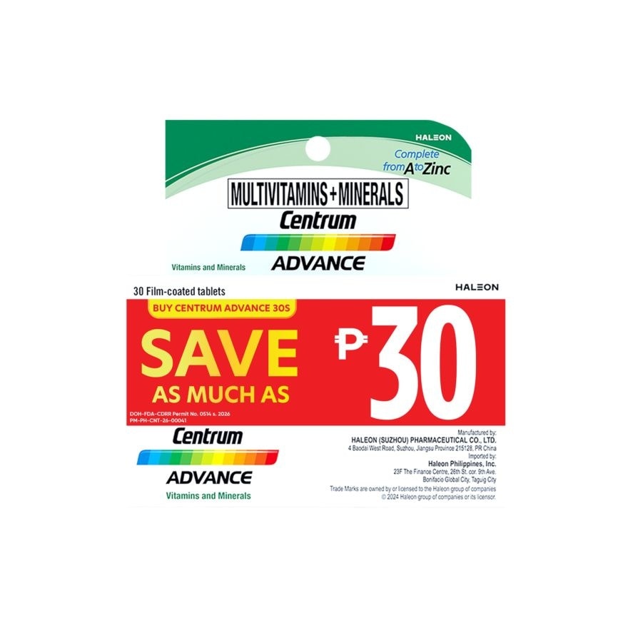 CENTRUM Advance 30s Save P30