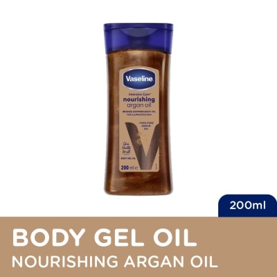 VASELINE - VASELINE Intensive Care Body Gel Oil Nourishing Argan Oil 200ml image