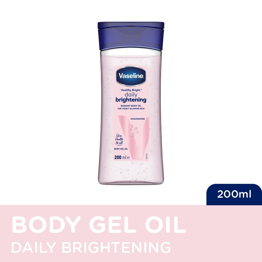 VASELINE Healthy Bright Body Gel Oil Daily Brightening 200ml image