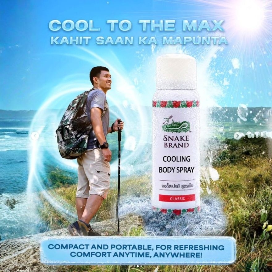 SNAKE BRAND Cooling Body Spray Classic 50ml