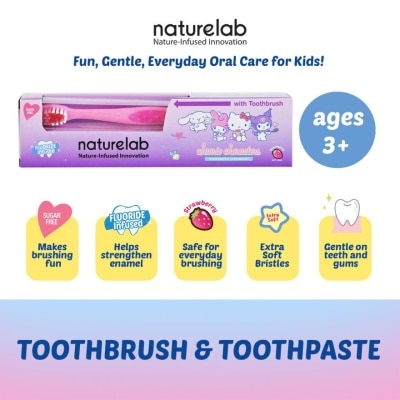 NATURELAB - NATURELAB For Kids Aged 3 and Up Toothpaste 50ml Plus Toothbrush 1pc