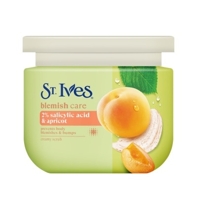 ST IVES - ST IVES Blemish Care 2 Percent Salicylic Acid and Apricot Body Scrub 300g image