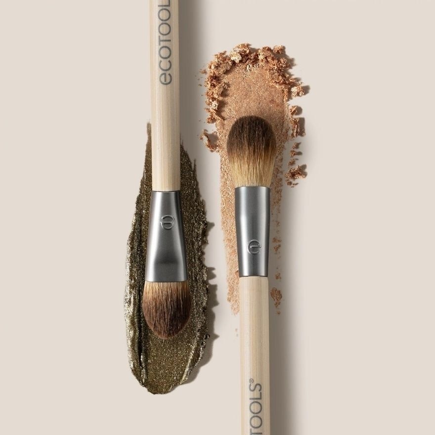 ECOTOOLS Cream and Powder Dual Ended Brush 1 Pack image