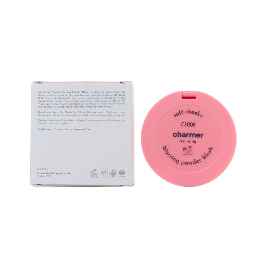 ABSIDY Soft Cheeks Blurring Powder Blush Charmer 4g image