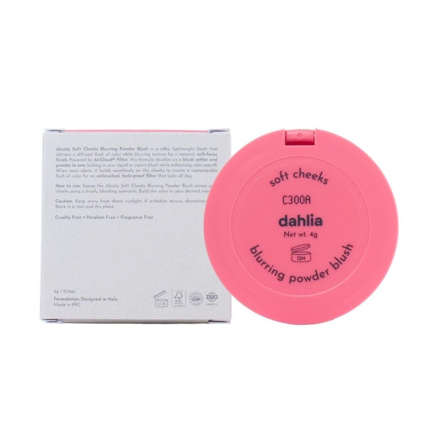 ABSIDY Soft Cheeks Blurring Powder Blush Dahlia 4g image