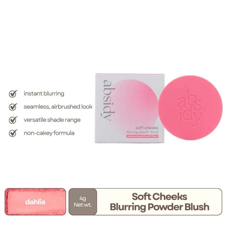 ABSIDY Soft Cheeks Blurring Powder Blush Dahlia 4g image
