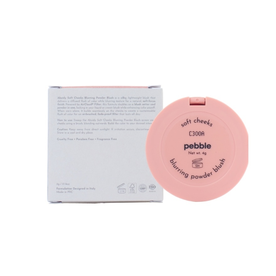 ABSIDY Soft Cheeks Blurring Powder Blush Pebble 4g image
