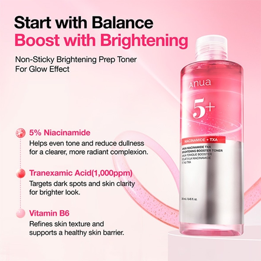 ANUA Niacinamide TXA Brightening Booster Toner 250ml image