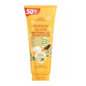 Luxe Organix Papaya Gluta Whitening Gel Triple Serum Boost 300ml GWP