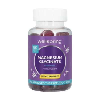 WELLSPRING WELLSPRING Magnesium Glycinate Grape Flavor Gummies 60s image