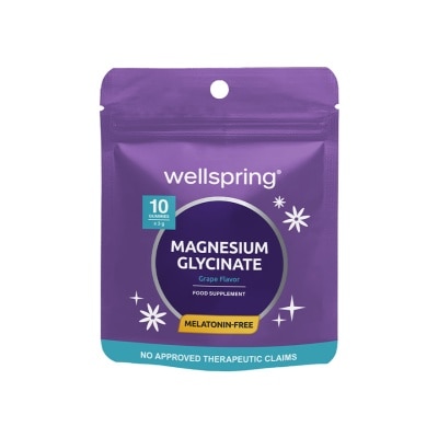 WELLSPRING WELLSPRING Magnesium Glycinate Gummies Grape Flavor 10s image