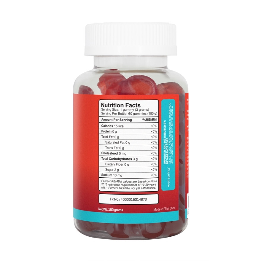 WELLSPRING Apple Cider Vinegar with Probiotics Gummies 60s image